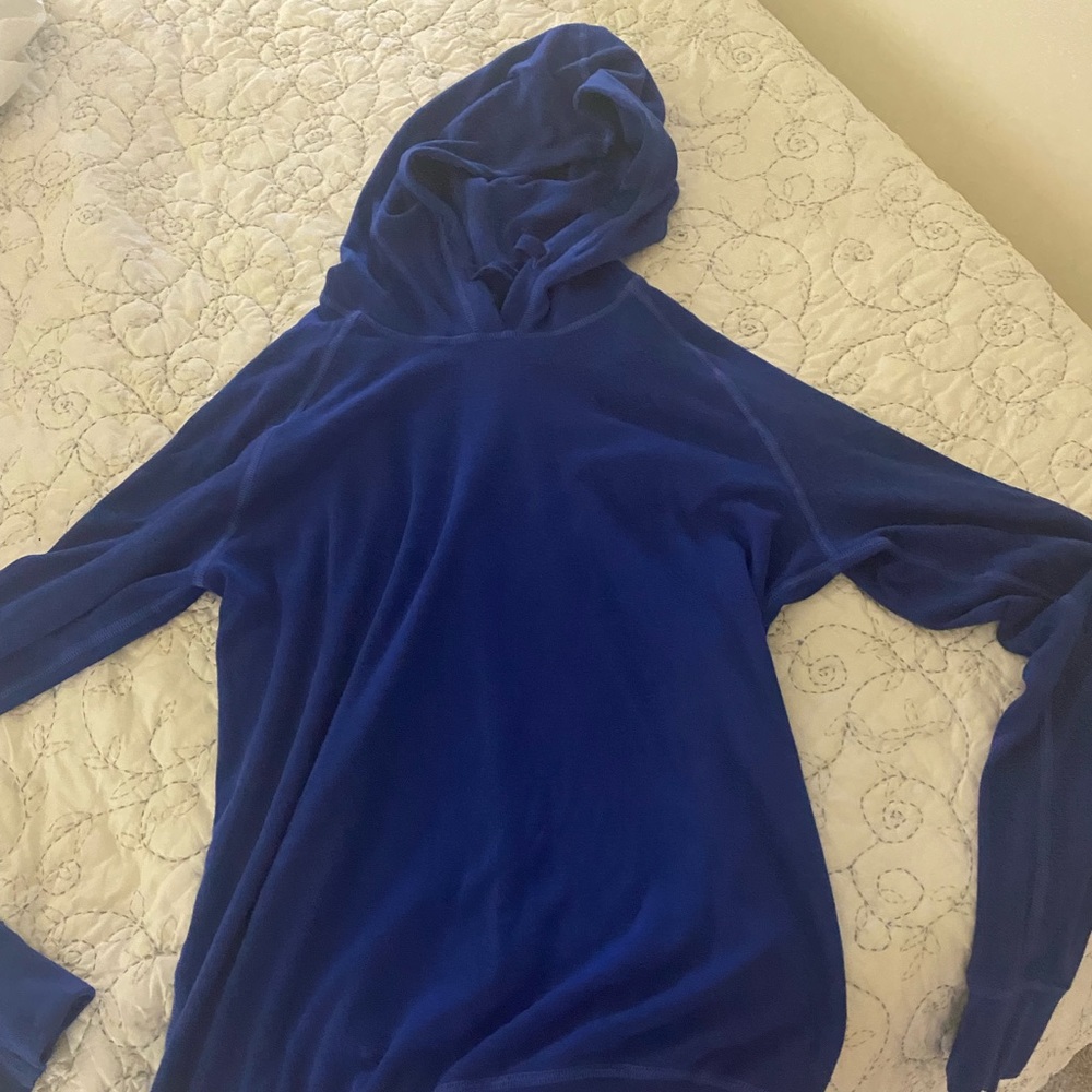 Royal blue hoodie.  Joes Jeans, women’s small